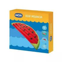 Boia Melancia Inflável Grande Para Piscina 169cm x 79cm x 18cm Mor