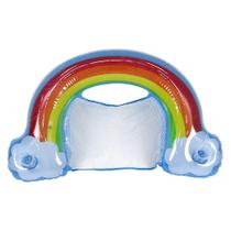 Boia Para Piscina Poltrona Refrescante Inflável Gigante Arco-Íris BEL