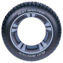 Bóia Piscina Inflável Redonda Preta 90cm Mor