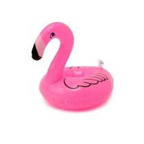 Boia Porta Copo Flamingo Flutuador P/ Praia Piscina