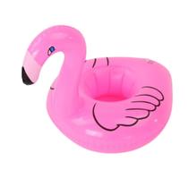 Boia Porta Copo Flamingo Flutuador P/ Praia Piscina