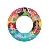 Bóia Princesas circular divertida para praia e piscina 56cm