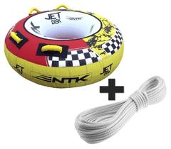 Boia Rebocável Jet Disk Nautika P/ 1 Pessoa + Cabo Reboque Boia Rebocável Jet Disk Nautika P/ 1 Pessoa + Cabo Reboque