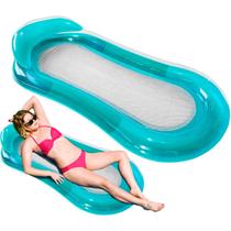 Boia Rede Inflável Piscina Luxo Conforto Premium Top 1,55 m COR:VERDE Boia Rede Inflável Piscina Luxo Conforto Premium Top 1,55 m COR:VERDE