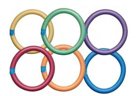 Bóia Redonda Espaguete Tubo Circular Hidroginástica Aqua Pex