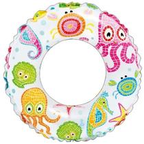 Boia redonda infantil inflável para piscina mar. Boia divertida colorida verão 61cm Intex 59241 Boia redonda infantil inflável para piscina mar. Boia divertida colorida verão 61cm Intex 59241