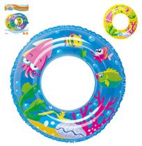 Bóia Redonda Inflável piscina Infantil 60cm Fundo Do Mar - Wellmix