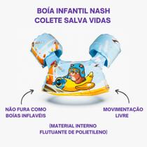 Boia Salva Vidas Infantil Nash Estampas Divertidas Natação