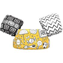 Boia Sea Float Rabiscos 25-35Kg Preto e Amarelo Boia Sea Float Rabiscos 25-35Kg Preto e Amarelo