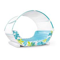 Boia tipo Colchão Tropical para Piscina com Cobertura Intex