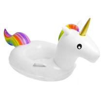Boia Unicórnio Pezinho Piscina Criança Bote fralda infantil