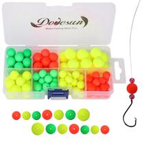 Bóias de pesca Dovesun Foam Floats Pompano Rigs 104 unidades com caixa