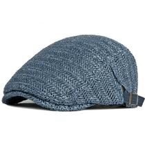 Boina Britânica Clássica Viseira Retro Respirável Poliéster Moda Casual Ajustável Boina Britânica Clássica Viseira Retro Respirável Poliéster Moda Casual Ajustável