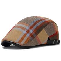 Boina britânica vintage masculina e feminina, chapéu de jornaleiro, boné