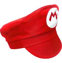 Boina Chapéu Touca Gorro Do Super Mário Cosplay Fantasia Carnaval