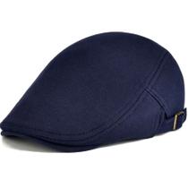 Boina de algodão design basico liso casual unissex ajustavel