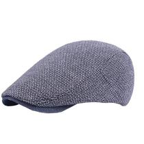 Boina de algodão masculina Peak Cap Fashion Forward Hat Chapéu de sol para viagens