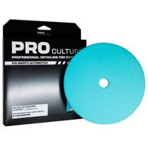 Boina de Espuma Azul PRO Culture Lustro com Furo - 6 Polegadas