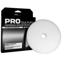Boina de Espuma Branca PRO Culture Corte com Furo - 5 Polegadas Boina de Espuma Branca PRO Culture Corte com Furo - 5 Polegadas