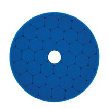 Boina de espuma hex para roto orbital 3" azul - Corte leve Boina de espuma hex para roto orbital 3" azul - Corte leve