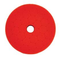Boina de espuma hex para roto orbital 5" vermelha - super lustro Boina de espuma hex para roto orbital 5" vermelha - super lustro