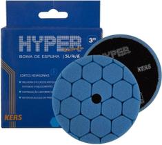 Boina de Espuma Hyper Colmeia 3" Azul Suave Lustro Kers
