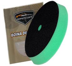 Boina de Espuma Verde Corte Médio New Polish 5" Riscos Defeitos Lustro Refino Corte Acabamento