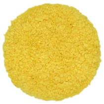 Boina de Lã Dupla Face Amarela Corte Maxi Rubber