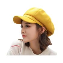 Boina De Lã Feminina De Inverno, Boné Octogonal Estilo Newsboy, Chapéu Casual De Outono Para