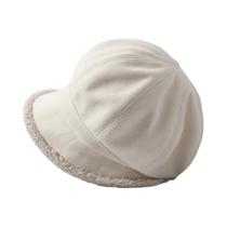 Boina de Veludo Feminina para Inverno - Chapéu Retro Octogonal