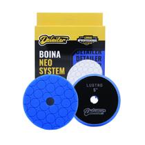 Boina espuma neo system step 3 lustro 5" azul detailer Boina espuma neo system step 3 lustro 5" azul detailer