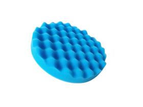 Boina Espuma P/ Polimento 6 Polegadas tiras autocolantes Macia Azul