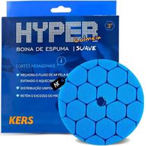 Boina Espuma Polimento Hyper 3" Azul Suave Kers