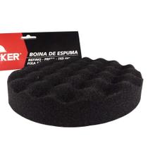 Boina Espuma Preta Refino 165mm auto colante Worker
