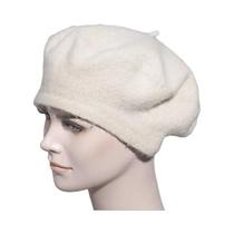 Boina Feminina De Lã Grossa Multicolorida Para Inverno E Outono, Estilo Artista Francês Retrô,