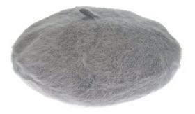 Boina Feminina Francesa Feltro Peludinho Veludado Moda