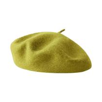 Boina Feminina Vintage De Lã, Estilo Francês De Pintor, Lisa, Retrô, Casual, Tipo Gorro Cogumelo