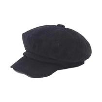 Boina Feminina Vintage Estilo Newsboy Octogonal Chapéu De Pintor Outono Inverno