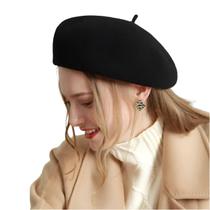 Boina Francesa Clássica Chapéu Gorro Retrô Vintage Elegante