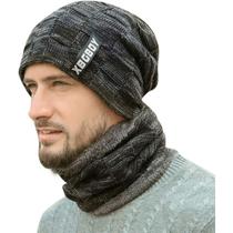 Boina Gorro Cachecol Gola Beanie Forrada Lã Inverno Frio Unissex Masculino Feminino Xbgboy