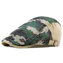 Boina Italiana Estilosa Camuflada Masculina e Feminina Primavera Verão Moda Casual Boina Italiana Estilosa Camuflada Masculina e Feminina Primavera Verão Moda Casual
