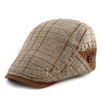 Boina Italiana Masculina com Detalhe de Linhas Estilo Casual