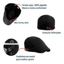 Boina Italiana Original Algodão 100% Moda