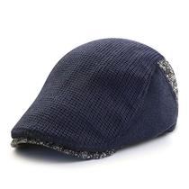 Boina Italiana Outono Inverno Masculino Tricô Boné Liso Unissex Boina Italiana Outono Inverno Masculino Tricô Boné Liso Unissex