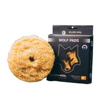 Boina lã natural golden wool refino 152mm 6" - wolf pads