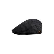Boina Luke Sports Malha Respiráve Mesh Verão Estilo Retrô - Preto Boina Luke Sports Malha Respiráve Mesh Verão Estilo Retrô - Preto