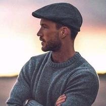 Boina Masculina de Feltro com Aba Embutida 4 Cores Boina Masculina de Feltro com Aba Embutida 4 Cores