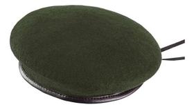 Boina Masculina Estilo Militar Francesa Feltro Borda Em Pu