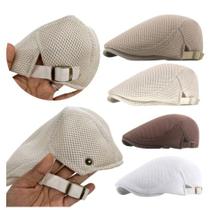 Boina Masculina Fivela Ajustável Moda Italiana Fashion Flexível Boina Masculina Fivela Ajustável Moda Italiana Fashion Flexível