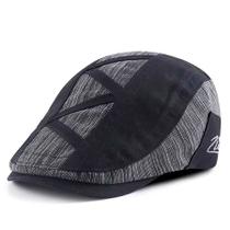Boina Masculina Italiana Estilo Vintage Jornaleiro Plana Ajustável